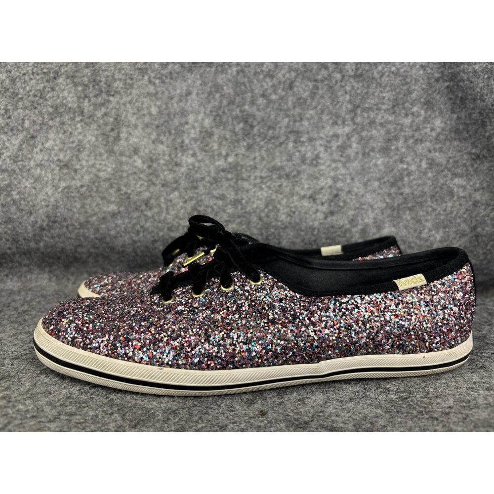 Keds Kate Spade Good Womens Size 7.5 Multicolor Glitter Casual Sneakers WF61654
